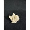 Image 2 : Genuine Ivory Butterfly Brooch