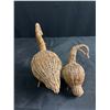 Image 2 : Vintage Set of Handmande Woven Tamarack Cree Nation Twig Birds