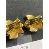 Image 2 : Lovely Vintage Ch. Dior Gold Tone Clip Back Earrings