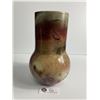 Image 1 : Lovely Vintage Artist Signed Pottery Vase - 9.5" Tall