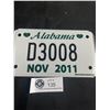 Image 1 : NOS 2011 Alabama Motorcycle Dealership License Plate