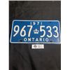 Image 1 : Vintage 1971 Ontario License Plate