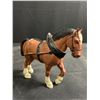 Image 2 : Very Nice Shell Oil Horse and Oil Tanker Die-Cast, 13" Long