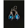 Image 6 : Vintage Broochs Red One is Avon and a Pair of Beautiful Blue Gem Earrings