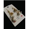 Image 2 : Hand Made Pearl Necklace Set and 2 Earrings. Clip Ons