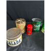 Image 3 : Assortment of Tea and Coffee Vintage Tins (Red Rose, Salada, Edwards)