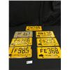 Image 1 : Lot of 7 Vintage Manitoba Licence Plates. Various Years