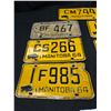 Image 2 : Lot of 7 Vintage Manitoba Licence Plates. Various Years