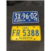 Image 2 : Lot of 4 Vintage Alberta Licence Plates
