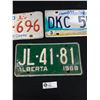 Image 4 : Vintage Alberta And Manitoba License Plates