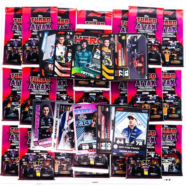 TOPPS Turbo F1 Collector Cards  Open Packs - Bag Lot