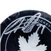 Image 2 : Toronto Maple Leafs Game Puck - Autographed - John Tavares.