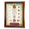 Image 1 : Selected Coinage of George VI Framed - Silver & Stamps