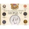 Image 2 : Selected Coinage of George VI Framed - Silver & Stamps