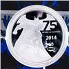 Image 2 : 2014 $5 75 Years of Batman - Pure Silver Coin -Celebrate 75 Years of Batman with this 2 ounce collec