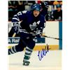 Image 1 : Wendel Clark 8 x 10 Action Photo - Autographed