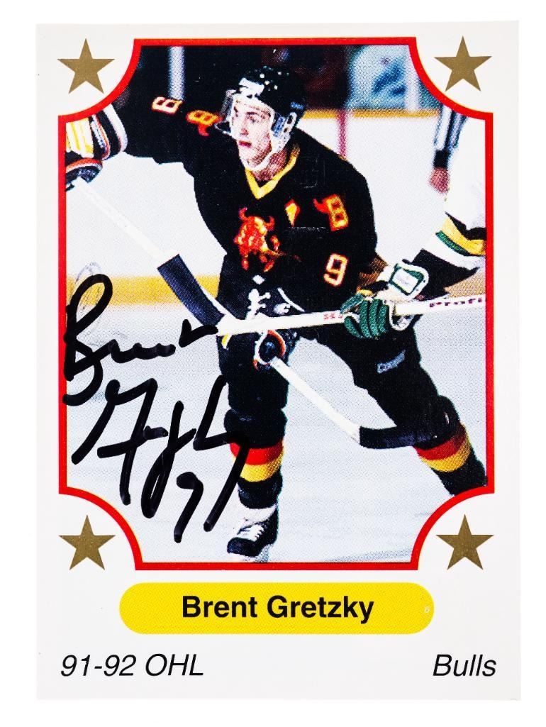 Vintage - Brent Gretzky #99 Belleville Bulls OHL 1991 7th Inning ...