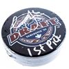 Image 1 : NHL Draft Vancouver 2006 - Logo Puck 1st Pick Autographed Erik Johnson w/ COA