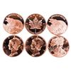 Image 2 : Grouping 6 .999 Fine Copper 1oz. Rounds