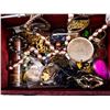 Image 2 : Treasure Chest w/ Estate Contents - Jewellery, Coins, Stamp Etc.