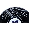 Image 2 : Toronto Maple Leafs Logo Puck , Autographed "Morgan Rielly"