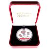 Image 1 : POPJOY Mint, British Virgin Islands $10 Silver Rose Coin