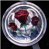 Image 2 : POPJOY Mint, British Virgin Islands $10 Silver Rose Coin