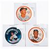 Image 1 : Group of 3 Coin Inserts -Shirriff - Brooks Robinson,Hank Aaron,1964 - Carl Yastrezemski
