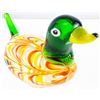 Image 1 : Art Glass Mallard Duck Sculpture