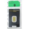 Image 1 : 2 Gram .9999  Fine Gold Argor-Heraeus Certified Bar 