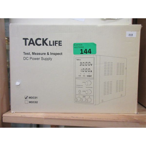 New DC Power Supply - Tacklife Model MDC01