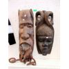 Image 1 : 2 Carved Wood Wall Masks