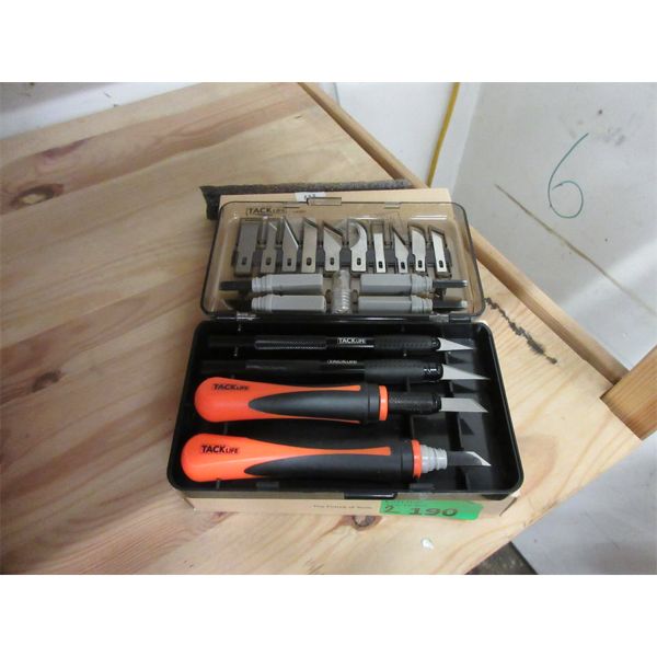 2 New Premium Craft Carving  Knife Sets