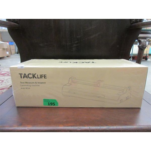 New Laminating Machine - Tacklife model: MTL02