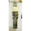 Image 1 : 57" Tall Mirrored "Watch" Wall Clock - 14" wide