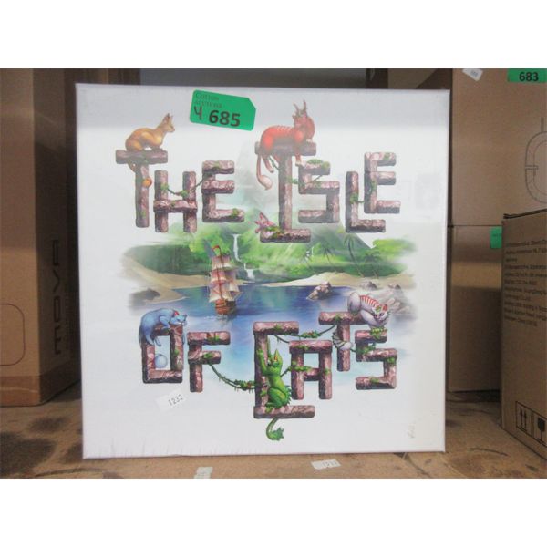 4 New "The Isle of Cats" Board Games 