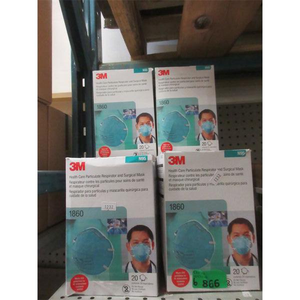6 Boxes of 20 New N95 Face Masks