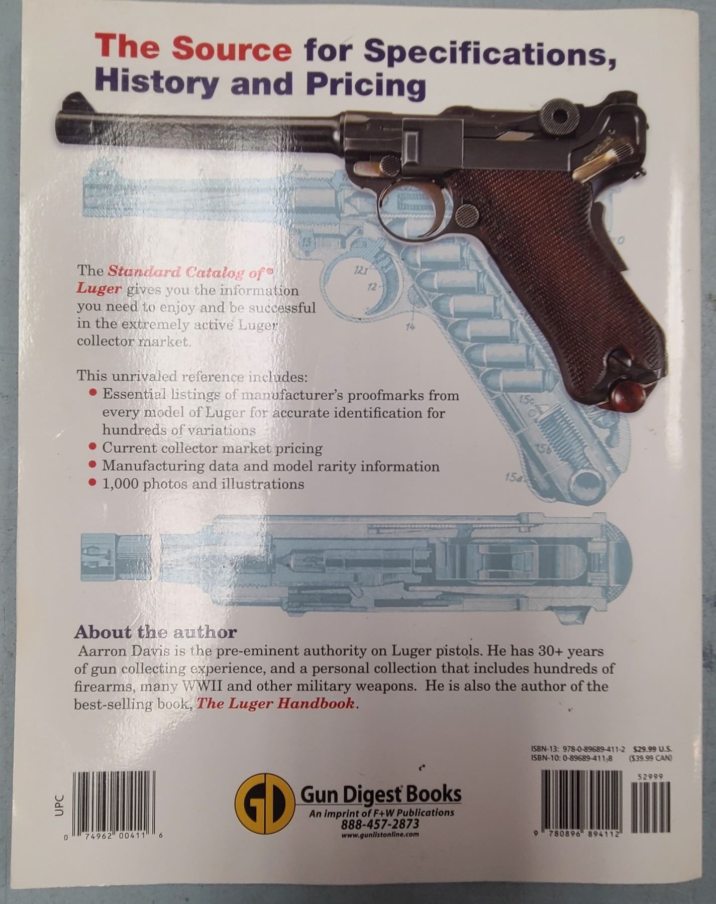 Standard Catalog of Luger German Luger Pistol