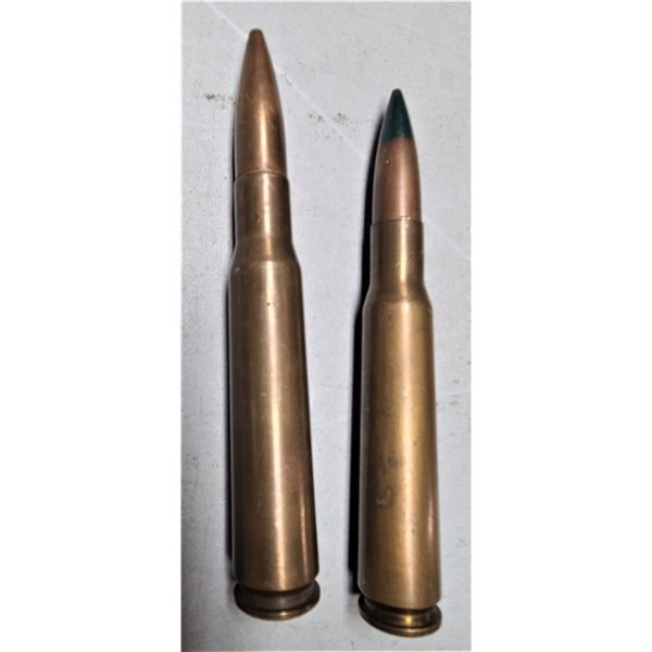 Two WW2 50 Cal Live Rounds USA Made