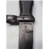 Image 3 : Spanish Bayonet 14" long M1964 CETME "C" BAYONET with frog and scabbard.