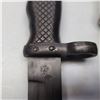 Image 4 : Spanish Bayonet 14" long M1964 CETME "C" BAYONET with frog and scabbard.