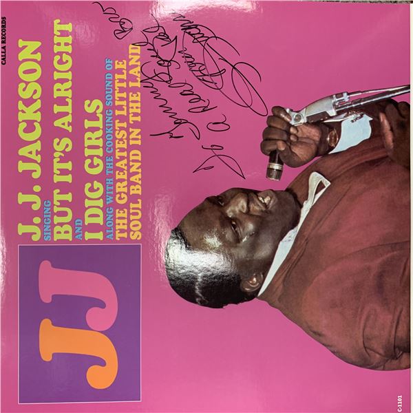 J.J. Jackson self titled signed album