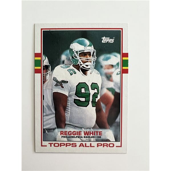 Philadelphia Eagles Reggie White 1989 Topps All Pro #108 Football Card