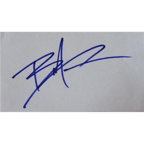 Brandon Lee signature slip