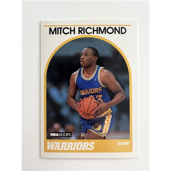 Golden State Warriors Mitch Richmond #260 limited edition 1989 NBA trading card