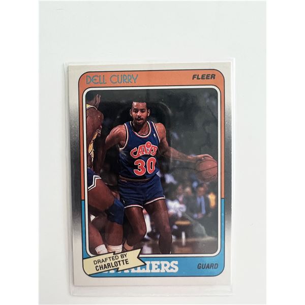 Cleveland Cavaliers Dell Curry #14 limited edition 1988 Fleer trading card