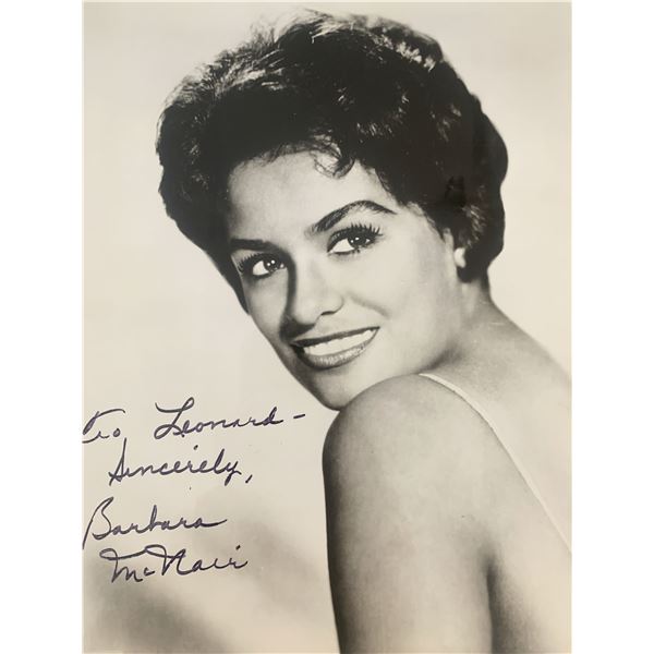 Barbara McNair signed photo