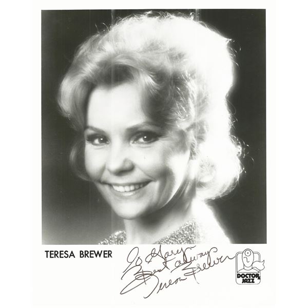 Teresa Brewer signed photo