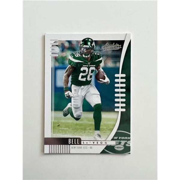 New York Jets Le'Veon Bell 2019 Panini Absolute Football Trading Card #11