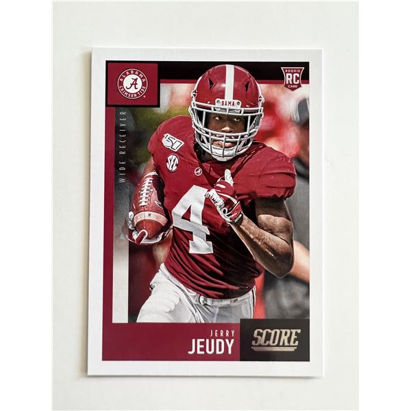 Alabama Crimson Tide Jerry Jeudy Rookie 2020 Score Football Card #427